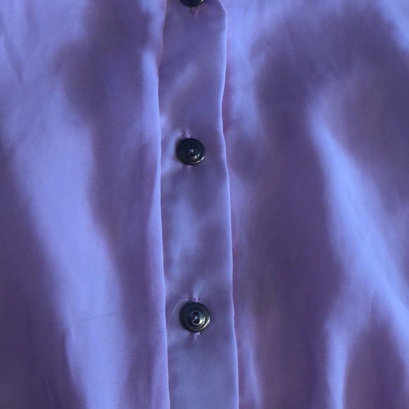 Sheer pink button down - Picture 3 of 3
